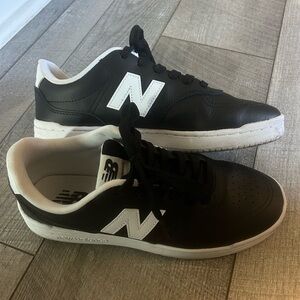 new balance leather sneakers
